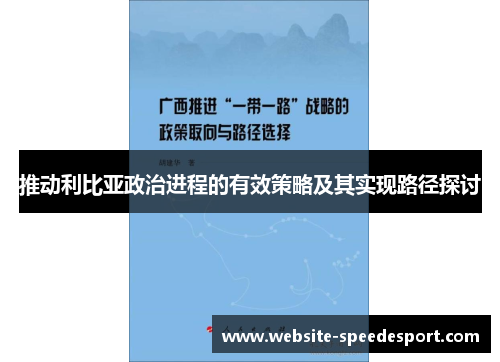 推动利比亚政治进程的有效策略及其实现路径探讨